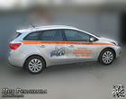 Реклама в Тюмени - Авто тюнинг пленкой KIA CEE'D SW, Тюнинг авто пленкой в Тюмени, брендирование автомобилей в Тюмени, Цех рекламы Тюмень